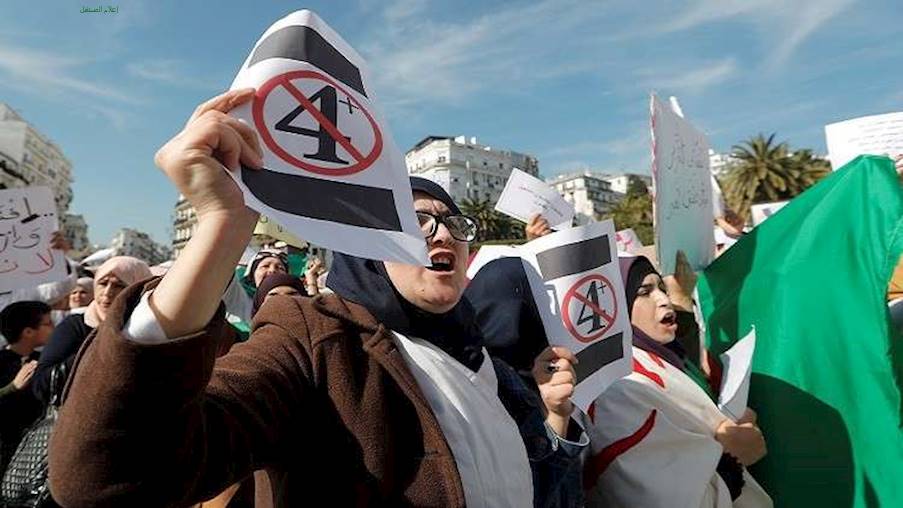 الجزائر لن تتراجع : للجمعة الرابعة الجزائر تواصل التظاهر ضد السلطة