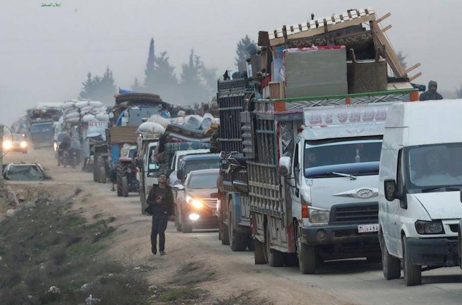 شهود: قوات الحكومة السورية تدخل مدينة شرقي إدلب
