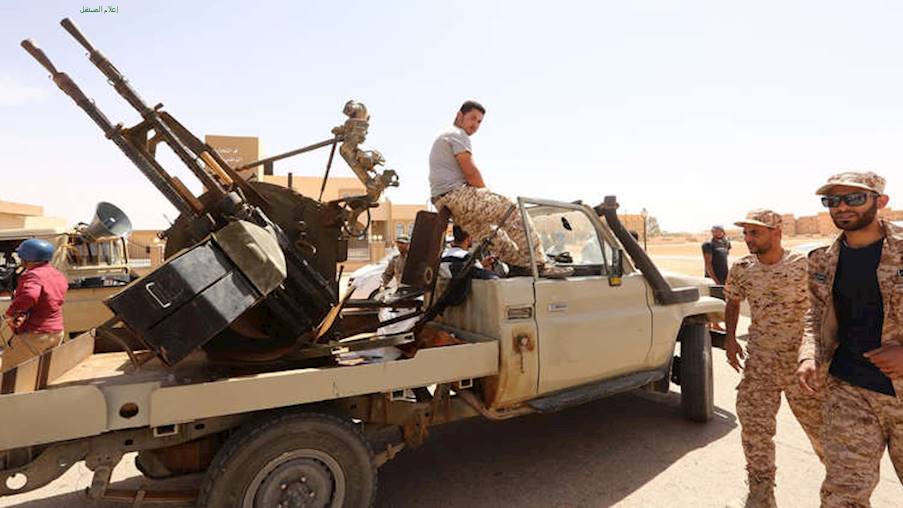 قوات الجيش الليبي تسيطر على البوابة 27 غرب طرابلس