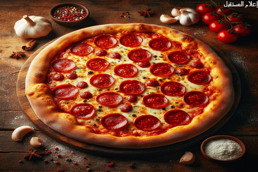 طريقة البيتزا الايطالية وسر العجينة الهشة وتتبيلة الصلصة