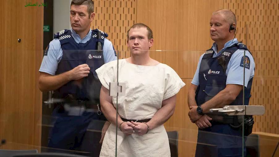 الارهابي الاسترالي منفذ مجزرة المسجدين بنيوزيلندا يقر بذنبه